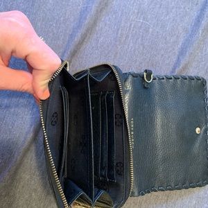 Tory Burch black leather wallet
